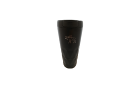 Thermo cup black with broken figures