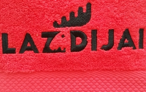Ręcznik z logo Lazdijai (średni)