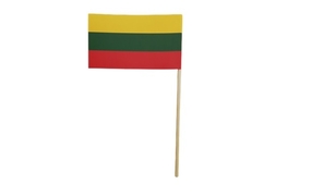 Flaga Litwy jest papierowa