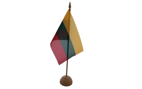Литовский настольный флаг