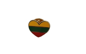 Badge Tricolor heart