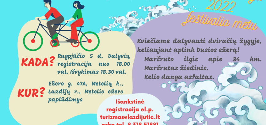 Mit dem Fahrrad entlang der Küste von Dzūkija!