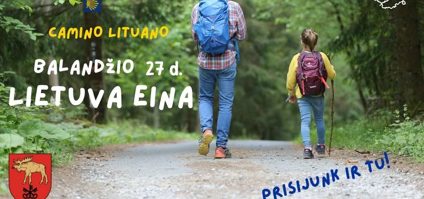 Camino Lituano žygis "LIETUVA EINA" maršrutu Meteliai-Lazdijai