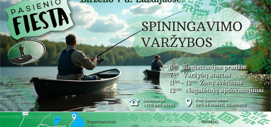 Spinning-Fiesta am Galstasee in Lazdijai