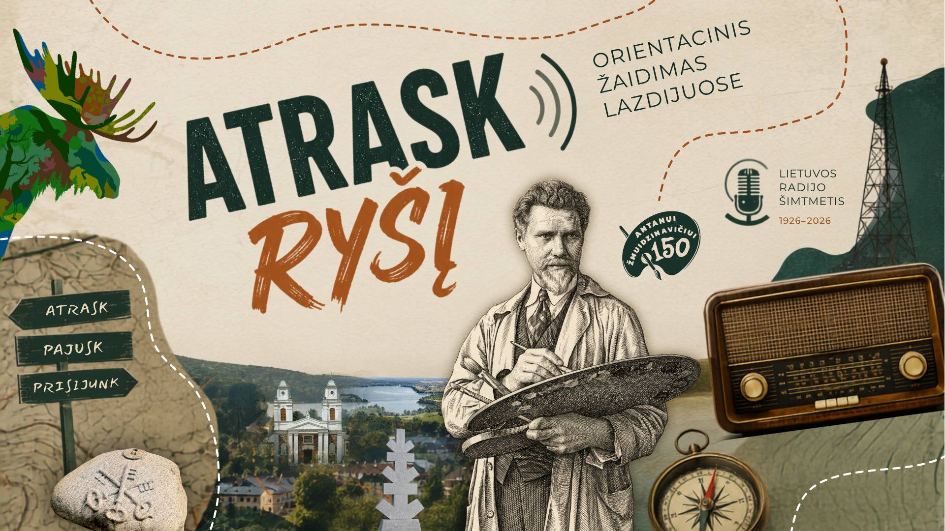 Lazdijai invites you to travel through time and celebrate the centenary of Lithuanian Radio in a different way