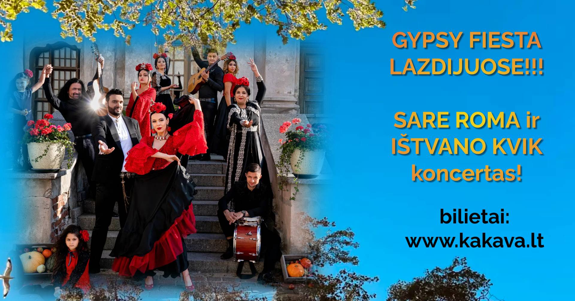 Ištvanos Kvik and SARE ROMA will hold an impressive show in Lazdiyi