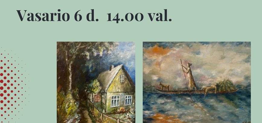 Meeting with the author of the paintings Juozas Stankevičius