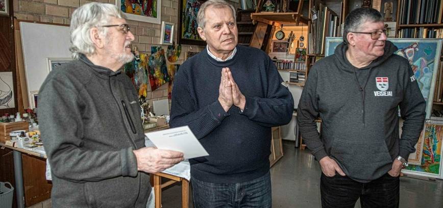 Ausstellung der Gemälde von Rimas Zigmas Bičiūnas