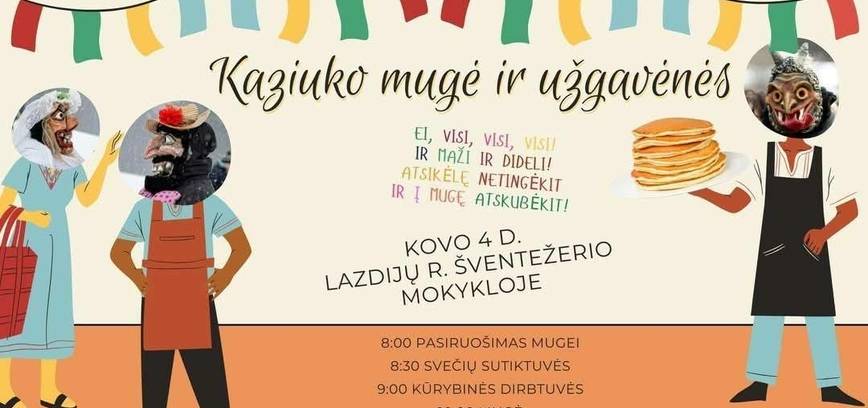 Kaziuko mugė ir užgavėnės