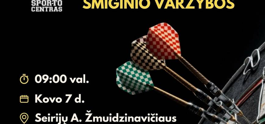 Lazdijų r. moksleivių smiginio varžybos