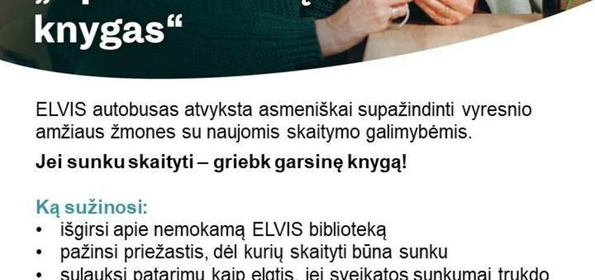 Garsinių knygų pristatymas