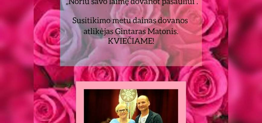 Meeting with poet Iruta Matažinskaitė Lazickienė 