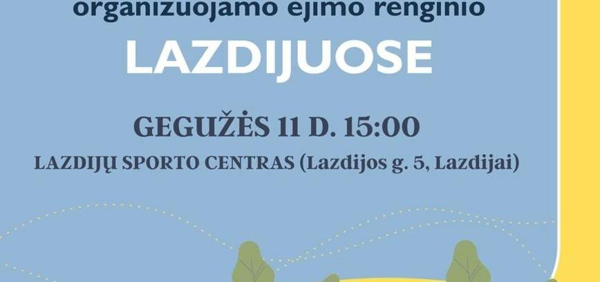 Ėjimo renginys Lazdijuose 