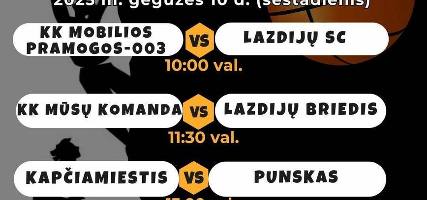 Rozpoczęły się mistrzostwa okręgu łoździejskiego „Bonauto.lt” w koszykówce