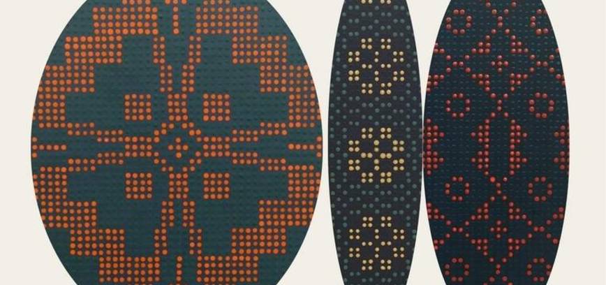 Ausstellung der Volkskünstlerin Daiva Stoncelienė „Dzūkija – Abgeleitet von den Mustern des Feenstoffs“ 