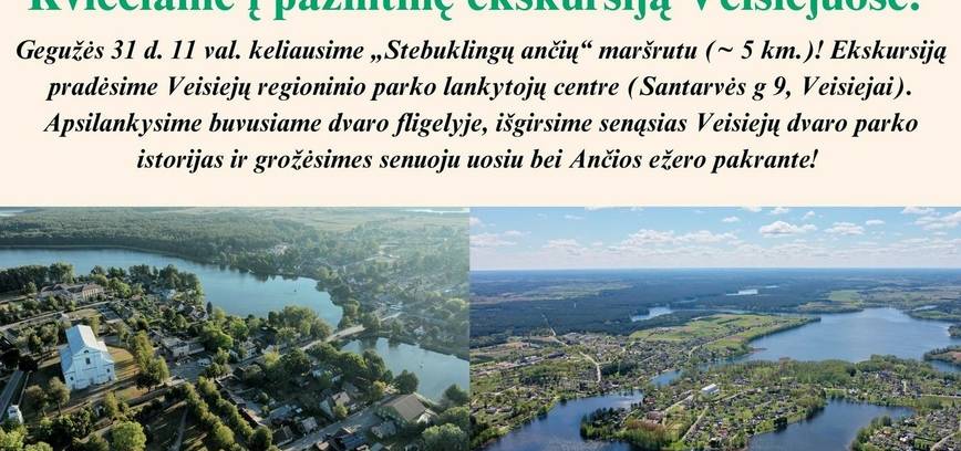 Pažintinė ekskursija Veisiejuose