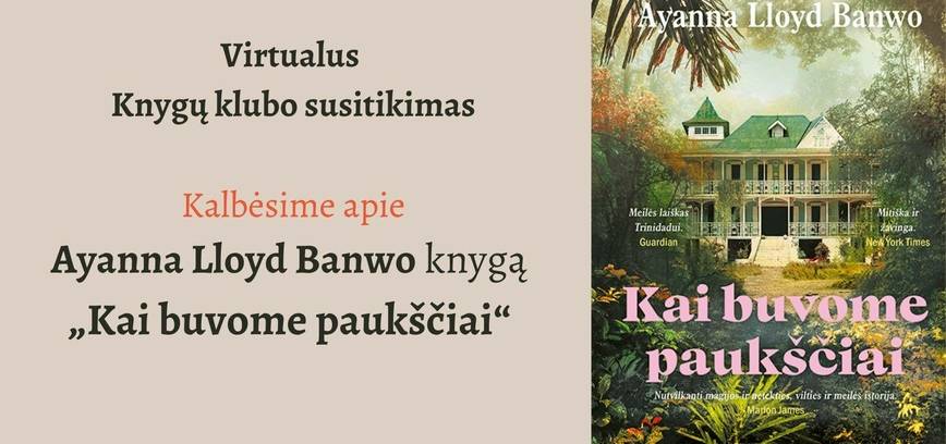 Virtualus knygo klubo susitikimas