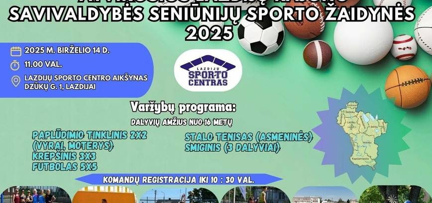 Otwarte Igrzyska Sportowe Podokręgu Gminy Lazdijai 2025
