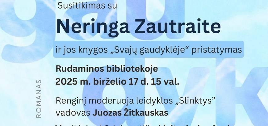 Treffen mit Neringa Zautraitė und Präsentation ihres Buches „Dream Catcher“