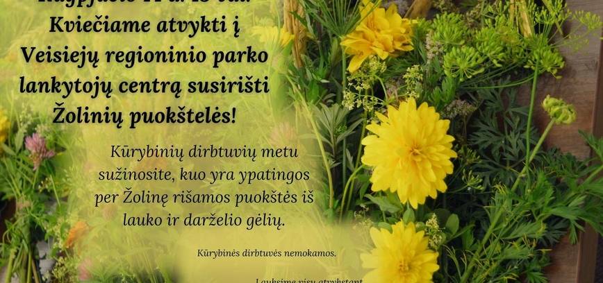 Creative workshops at the Veisiejai Regional Park Visitor Center