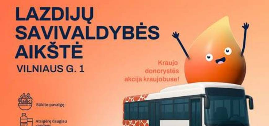 Kraujo donorystės akcija Lazdijuose 