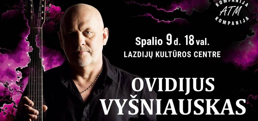 Концерт Овидия Вишняускаса в Лаздии