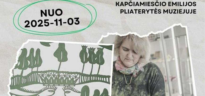 Dianos Lukošiūnaitės karpinių paroda 