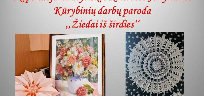 Kristinos Jonynienės kūrybinių darbų paroda 