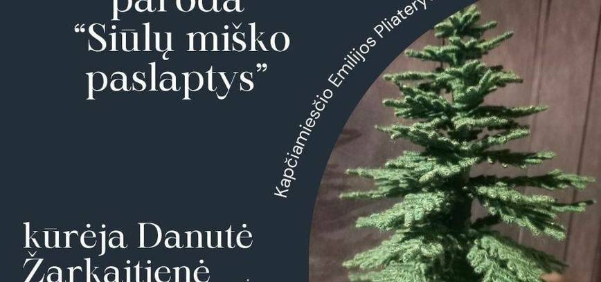 Otwarcie wystawy prac Danutė Žarkaitienė „Tajemnice lasu nici”