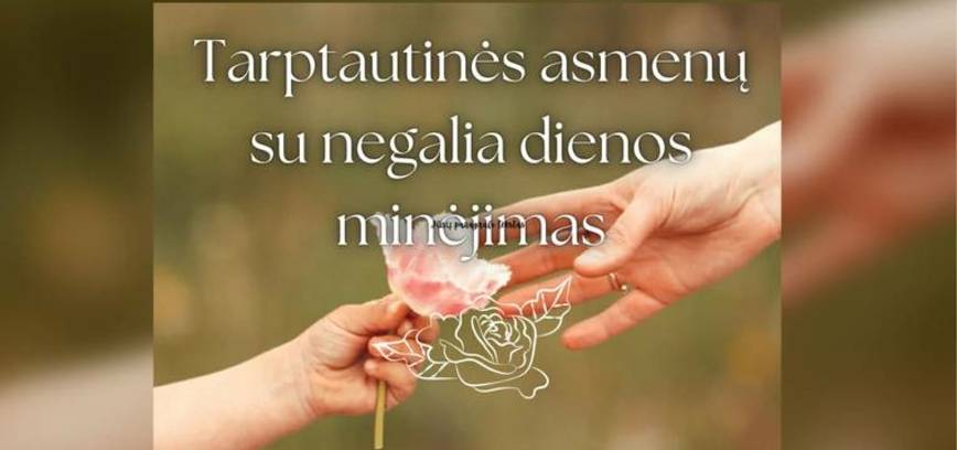 Gedenken an den Internationalen Tag der Menschen mit Behinderungen