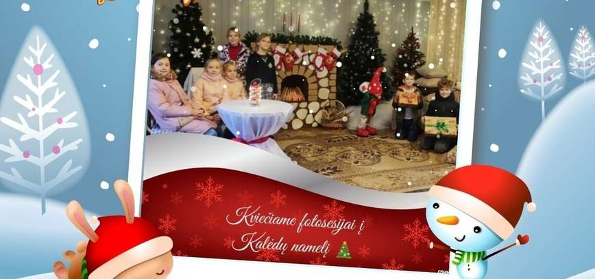 Domek świąteczny do sesji zdjęciowych