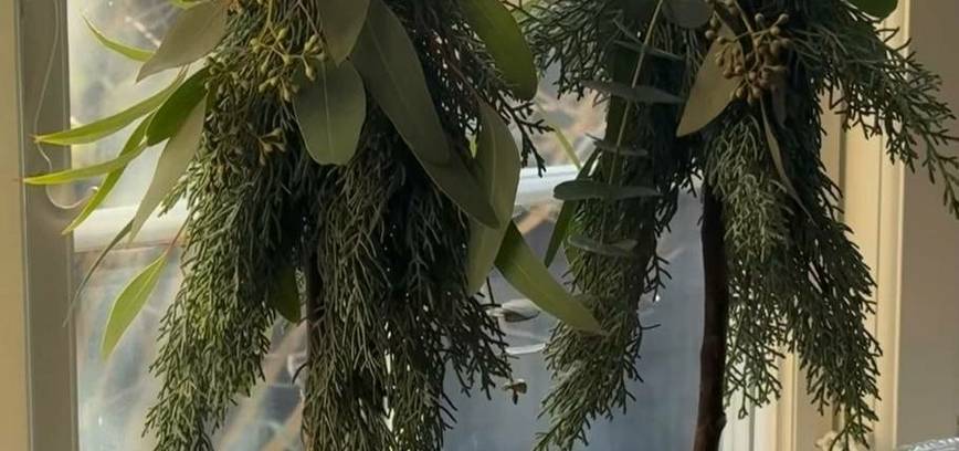 Edukacija - kalėdinė dekoracija 