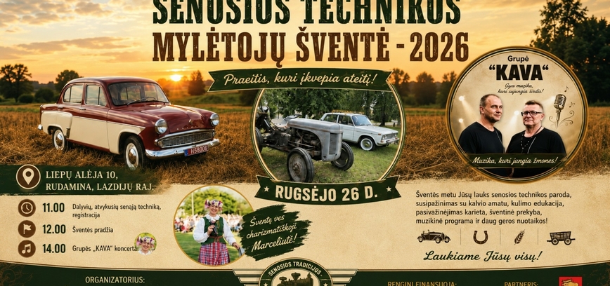 Senosios technikos mylėtojų šventė - 2026