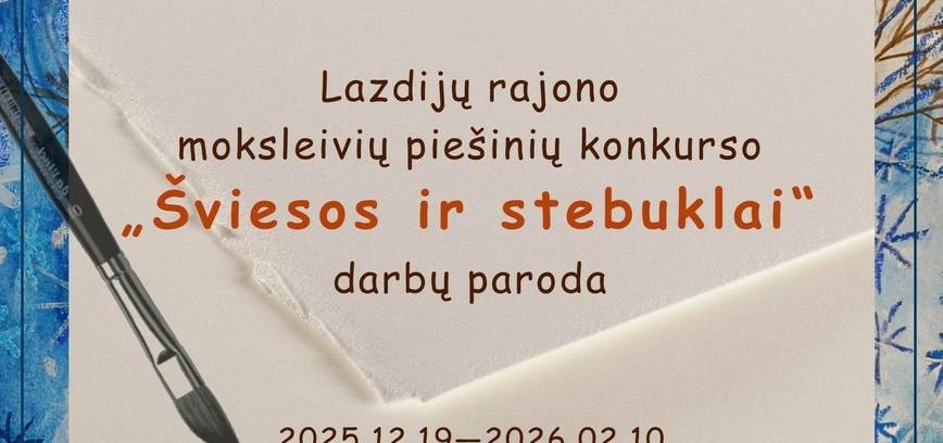 Lazdijų r. moksleivių piešinių konkurso 