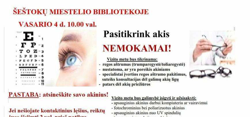 Zbadaj wzrok – bezpłatnie