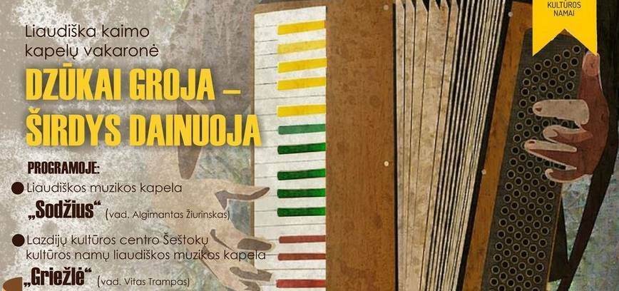 Liaudiška kaimo kapelų vakaronė 