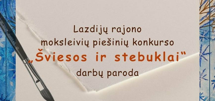 Lazdijų r. moksleivių piešinių konkurso 