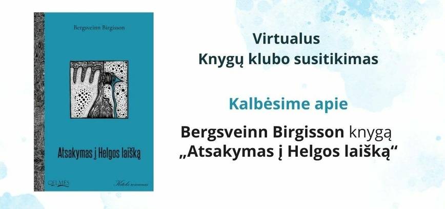 Virtualus knygų klubo susitikimas