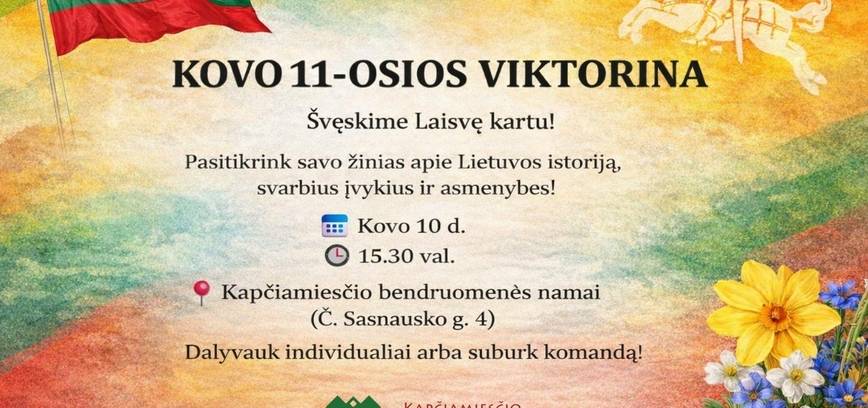 Kovo 11-osios viktorina 