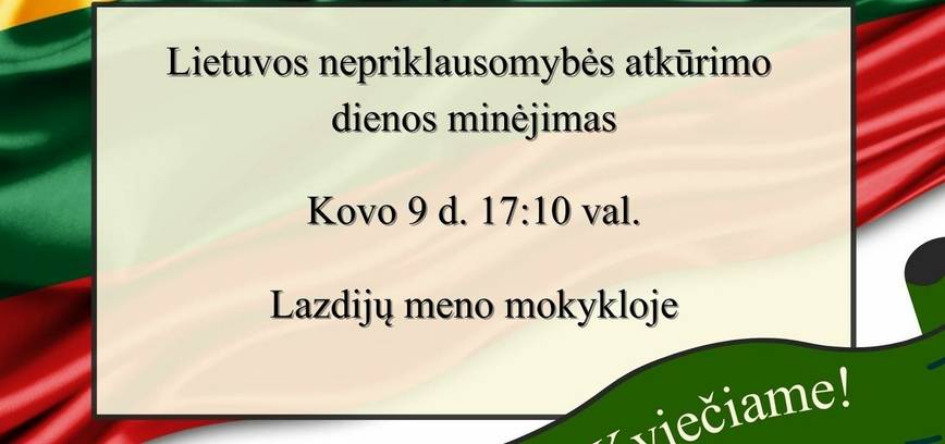 Gedenktag zur Wiederherstellung der litauischen Unabhängigkeit