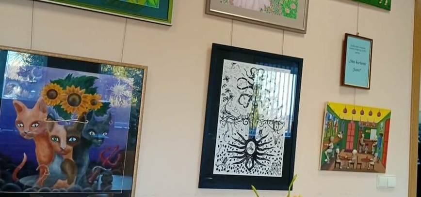 Abschlussausstellung der Studenten der Lazdijai Art School „Wir gestalten für Sie“