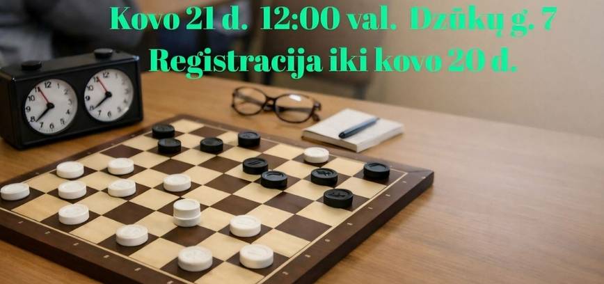 Šaškių varžybos Stebuliuose