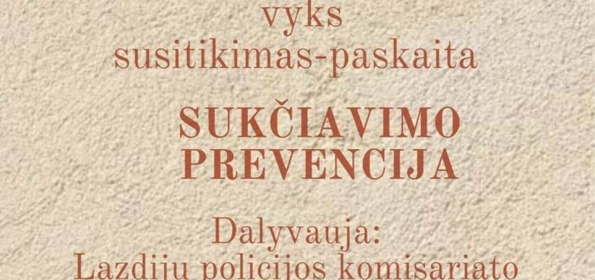 Susitikimas - paskaita 