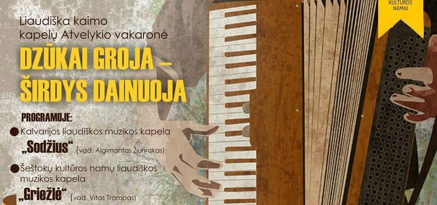 Liaudiška kaimo kapelų vakaronė 