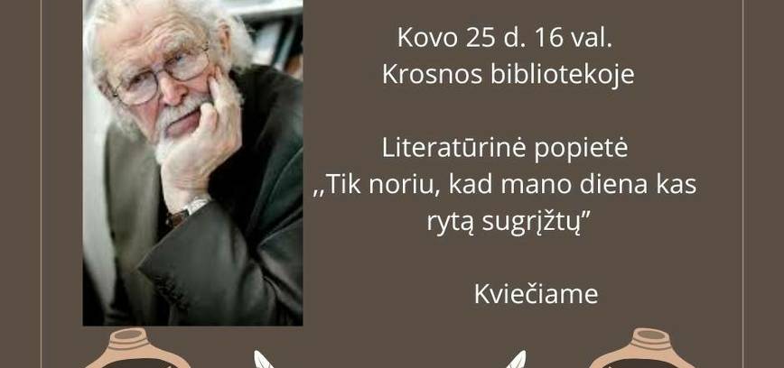 Literatūrinė popietė 