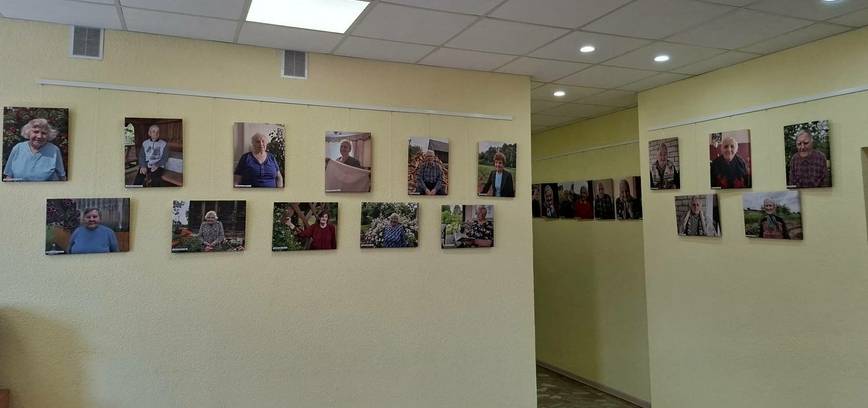 Krikštonių kaimo bendruomenės komiteto projekto Nuotraukų ant drobės paroda ,,Kaimo veidai