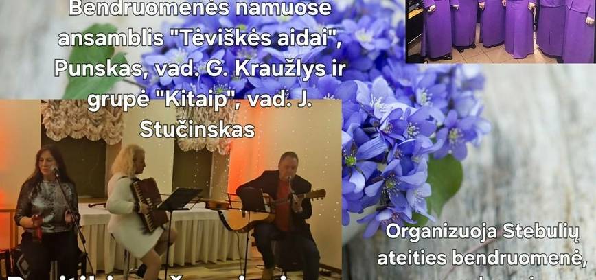 Motinos dienos minėjimas Stebuliuose