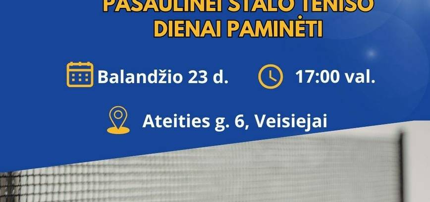 Vaikų stalo teniso turnyras