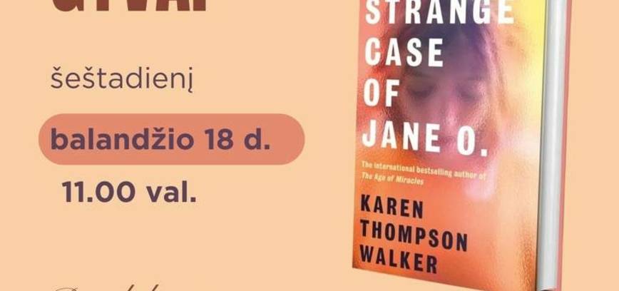 Susitikimas ir knygos aptarimas 