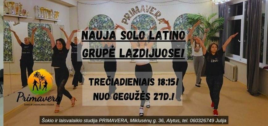 Zajęcia SOLO LATINO w Lazdijai